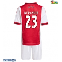 Ajax Steven Berghuis #23 Hjemmedraktsett Barn 2025-26 Kortermet (+ Korte bukser)